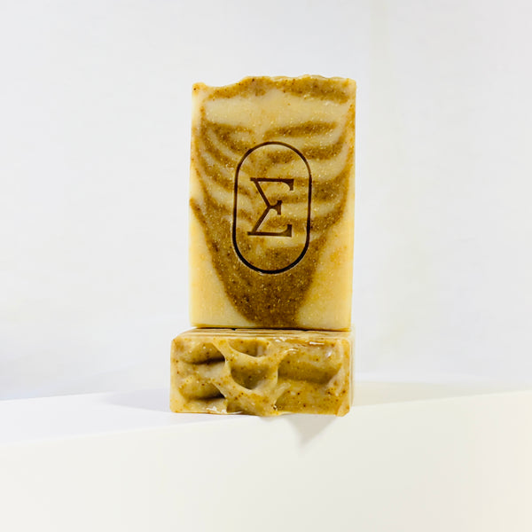 SWEET OAK & ROSE petals • Honey + Colloidal Oatmeal Exfoliant | unscented Soap Bar