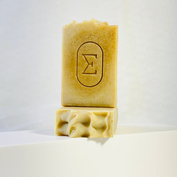 Honey and oatmeal natural soap