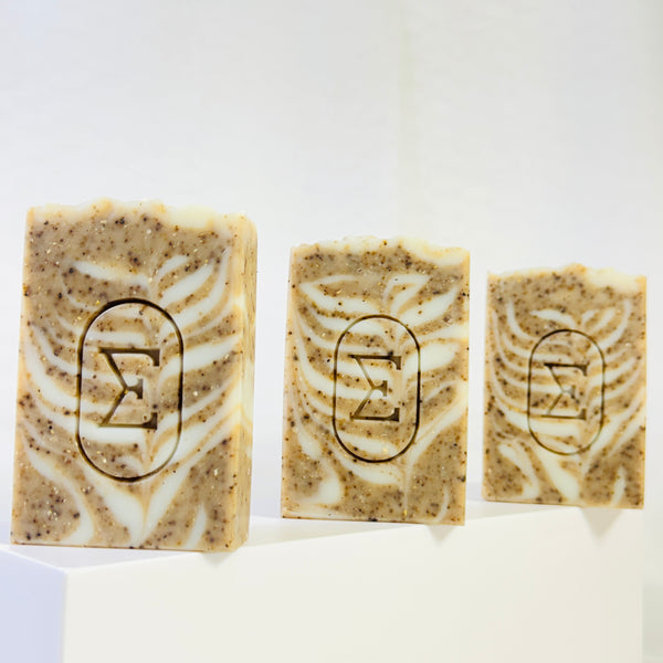 MULATA • Aloe Vera + Oak & Coffee Exfoliant | unscented Soap Bar