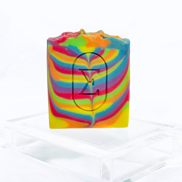 tropical fruits artisan soap bar