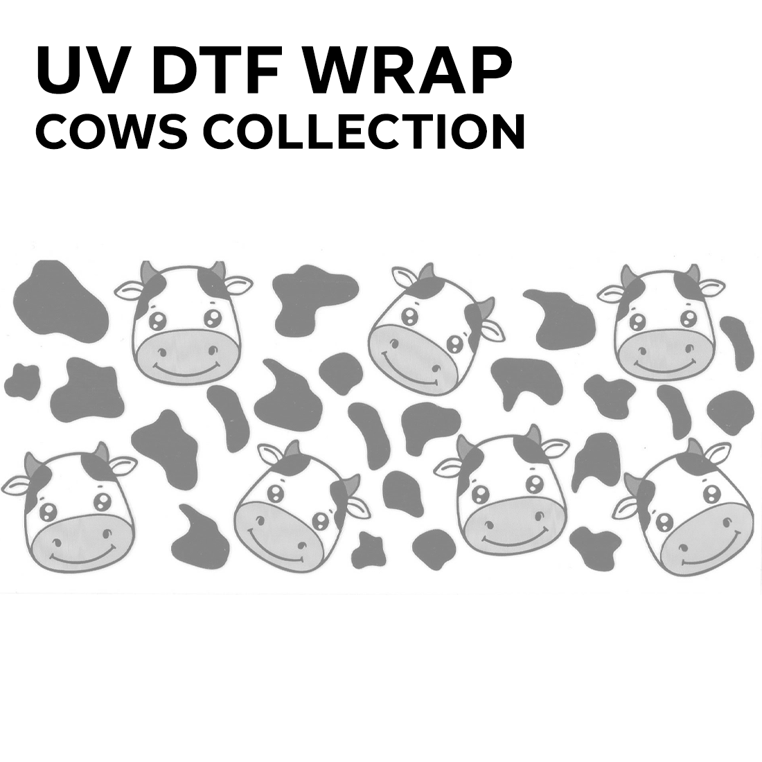 COWS | UV DTF wraps COLLECTION