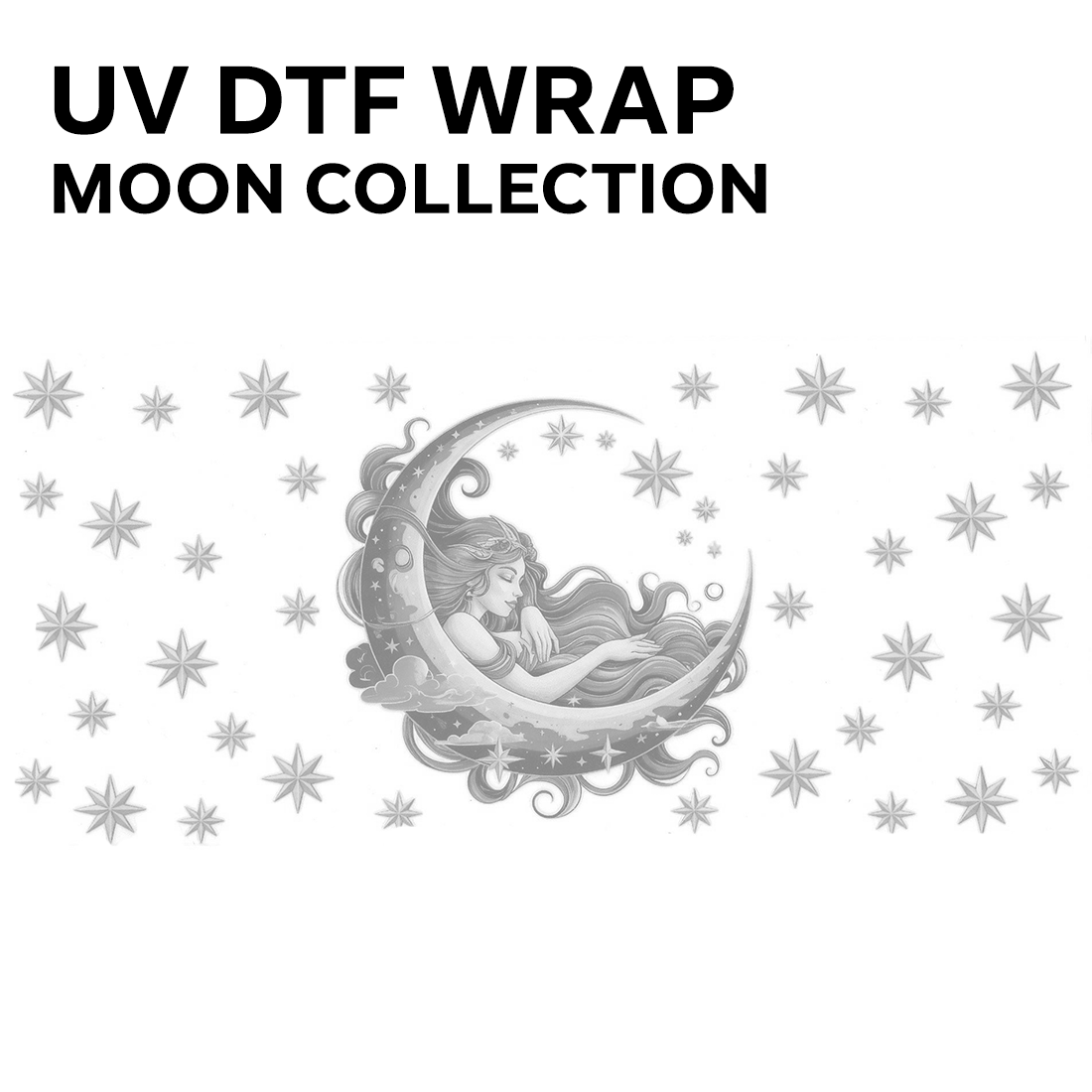 MOON / STARS | UV DTF wraps/decals COLLECTION