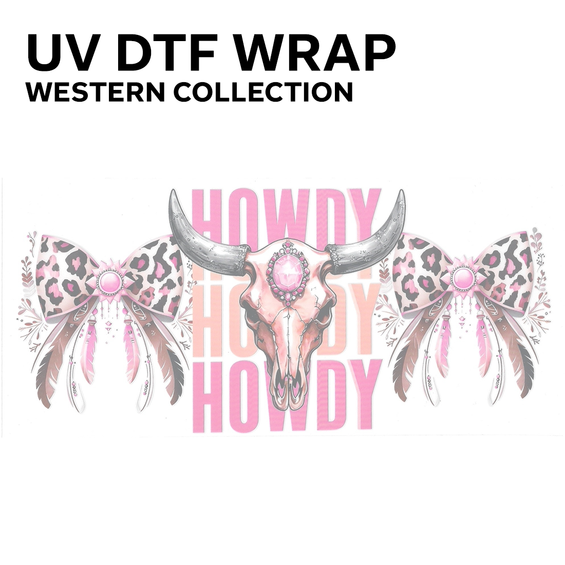 WESTERN | UV DTF wraps/decal COLLECTION
