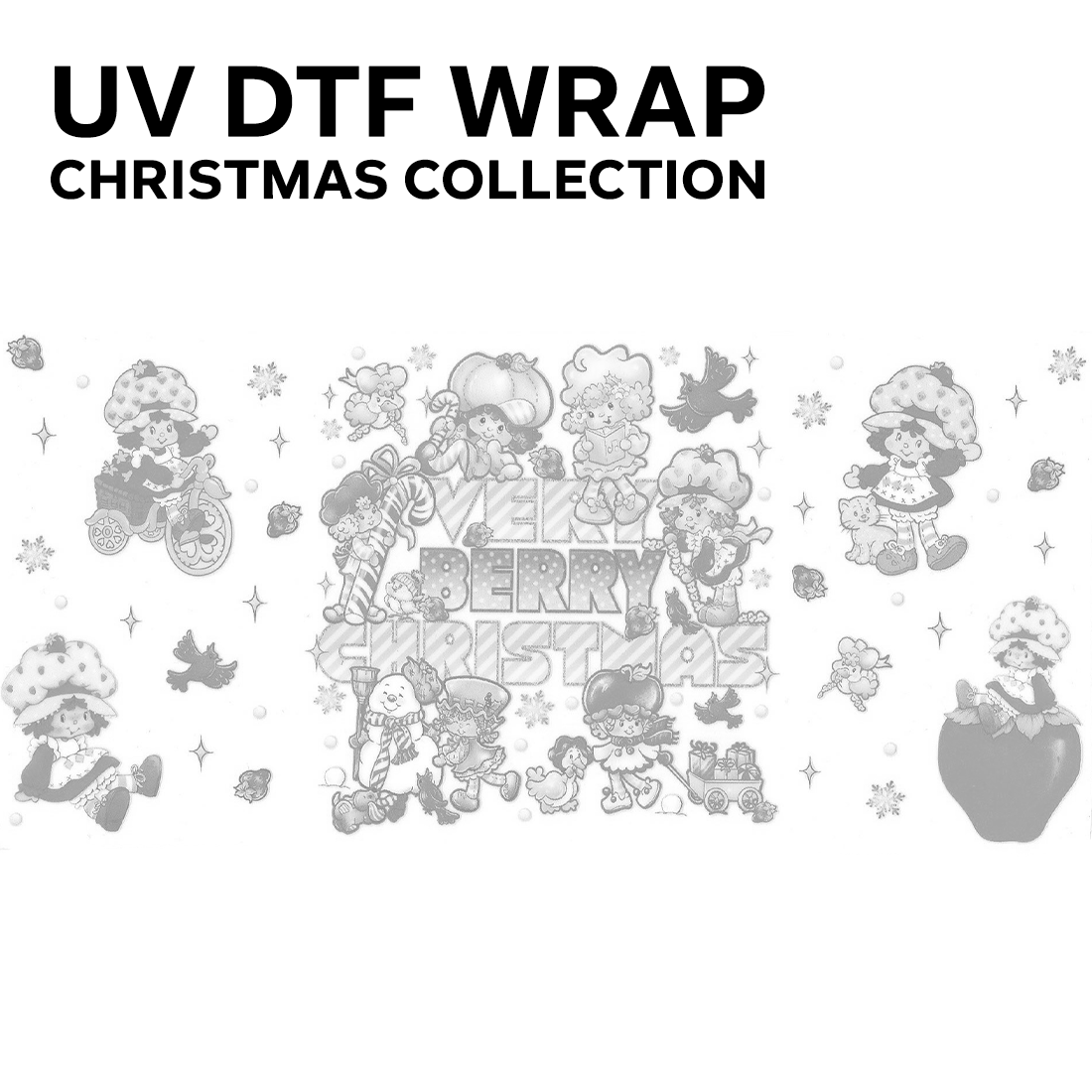 CHRISTMAS | UV DTF wraps/decals COLLECTION