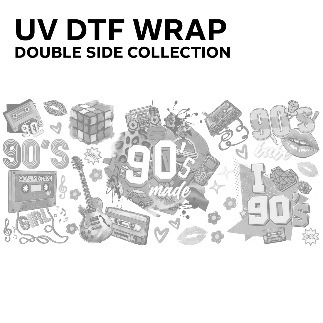 DOUBLE SIDE UV DTF wraps | Collection