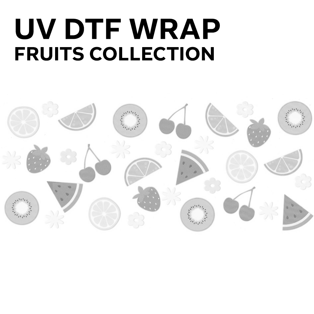FRUITS + SODA + FOOD | UV DTF wraps/decals COLLECTION