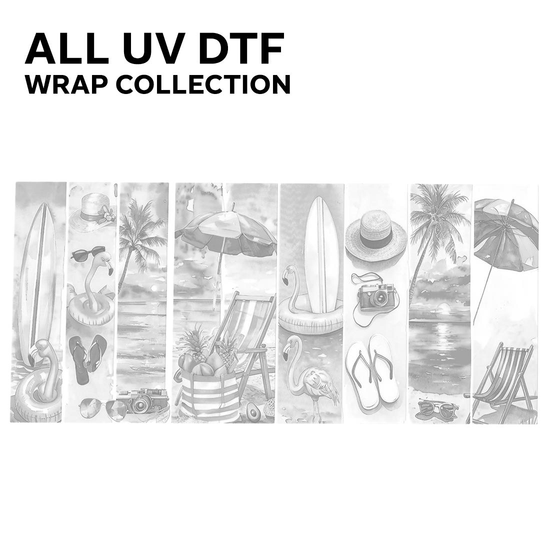 ALL UV DTF WRAPS/DECALS COLLECTION