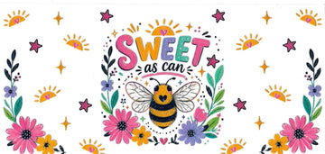 Sweet as can Bee (DOUBLE SIDE) • UV DTF Wrap
