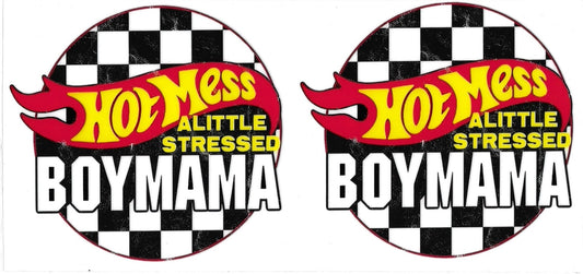 HOT MESS BOY MAMA • UV DTF Wrap