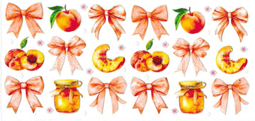 PEACHES & BOW • UV DTF Wrap