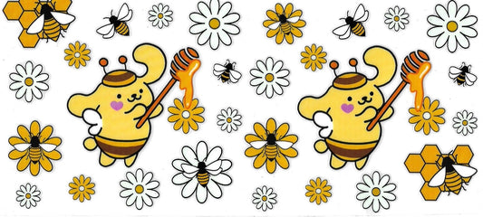 Bees & Flowers • UV DTF Wrap