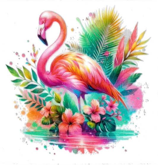 FLAMINGO • UV DTF DECAL