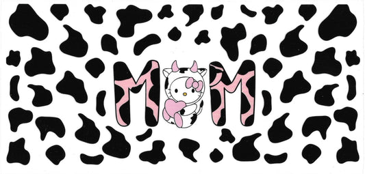 MOM COW Print • UV DTF Wrap
