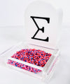 Puerto Rico Flag Polymer Clay Slices