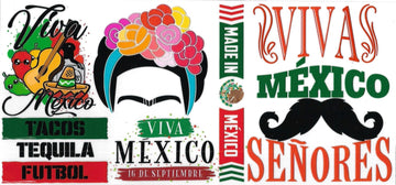 Viva Mexico Señores • (DOUBLE SIDE) • UV DTF Wrap