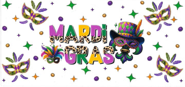MARDI GRAS • UV DTF Wrap