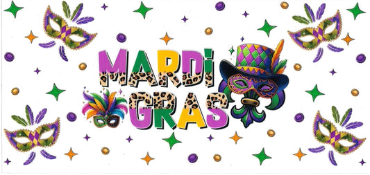 MARDI GRAS • UV DTF Wrap