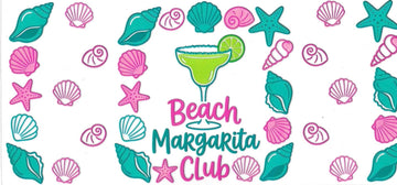 Beach Margarita Club • (DOUBLE SIDE) • UV DTF Wrap
