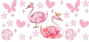 SWAN PINK • UV DTF Wrap
