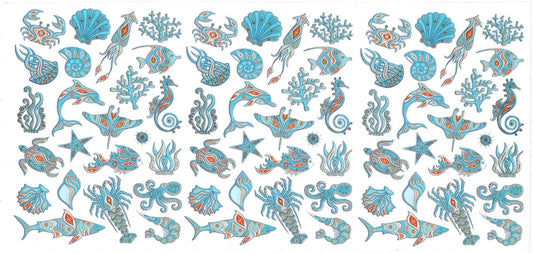 OCEAN FISH • UV DTF Wrap
