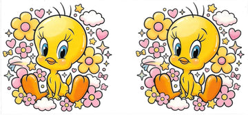 Yellow bird (DOUBLE SIDE) • UV DTF Wrap