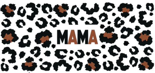 Mama and animal print • DOUBLE SIDE • UV DTF Wrap