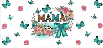 MAMA butterfly & roses • UV DTF Wrap