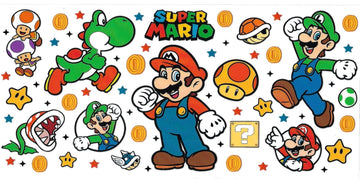 Mario (DOUBLE SIDE) • UV DTF Wrap