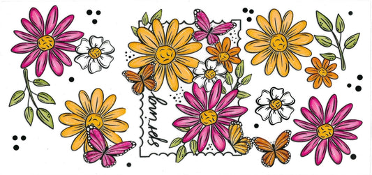 SPRING FLOWERS • UV DTF Wrap