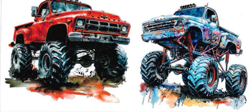 Trucks • DOUBLE SIDE • UV DTF Wrap