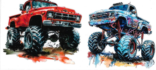 Trucks • DOUBLE SIDE • UV DTF Wrap