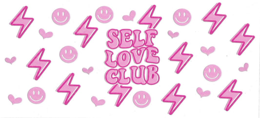 SELF LOVE CLUB • UV DTF Wrap