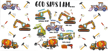 GOD SAYS I AM…• UV DTF Wrap