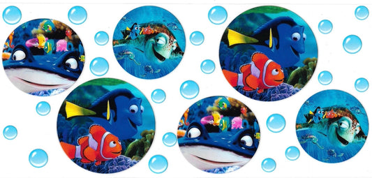 FISHES • (DOUBLE SIDED) • UV DTF Wrap