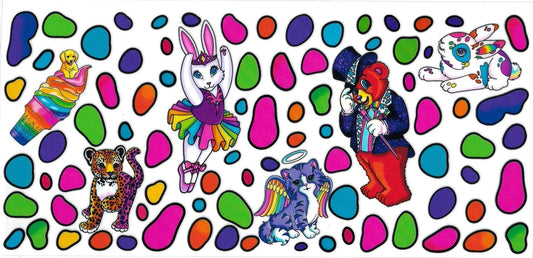 Lisa Frank animals & animal print • (DOUBLE SIDE) • UV DTF Wrap