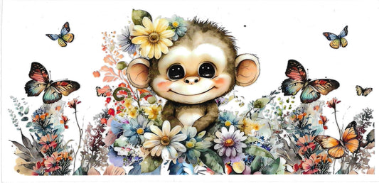 BABY MONKEY • UV DTF Wrap