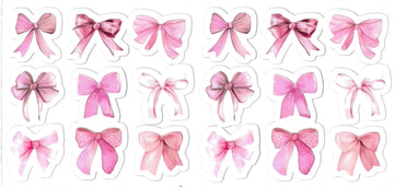 PINK BOWS • UV DTF Wrap