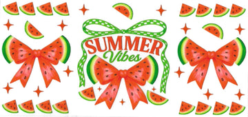 Summer Vibes with watermelon (DOUBLE SIDE) • UV DTF Wrap