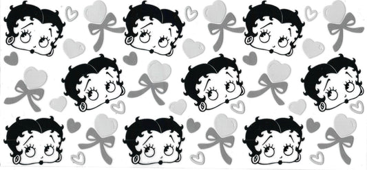 Betty Boo • (DOUBLE SIDE) • UV DTF Wrap