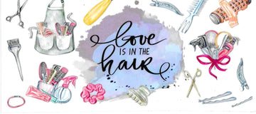 LOVE IS IN THE HAIR • UV DTF Wrap