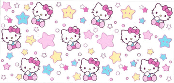 Kitty & stars (DOUBLE SIDE) • UV DTF Wrap