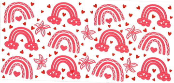 RED RAINBOW • UV DTF Wrap