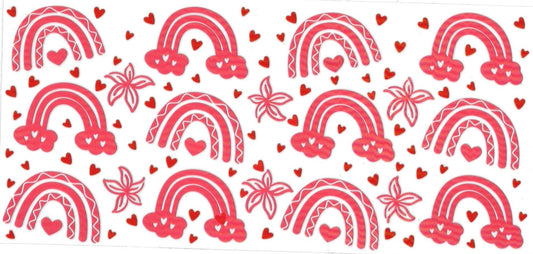 RED RAINBOW • UV DTF Wrap