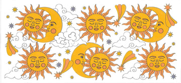 SUN & CLOUD • UV DTF Wrap