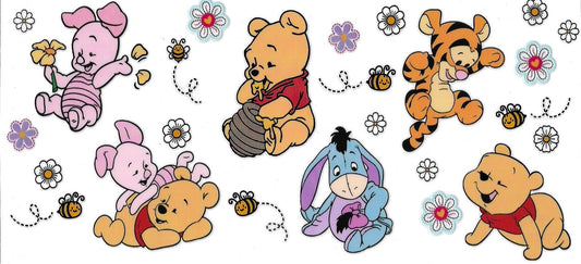 BABY BEAR, PIG, DONKEY, BEES • UV DTF Wrap