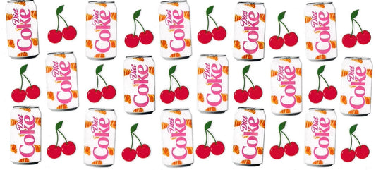 CHERRIES DIET SODA • UV DTF Wrap