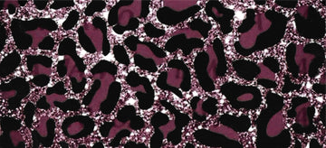 ANIMAL PRINT BLACK & PURPLE • UV DTF Wrap