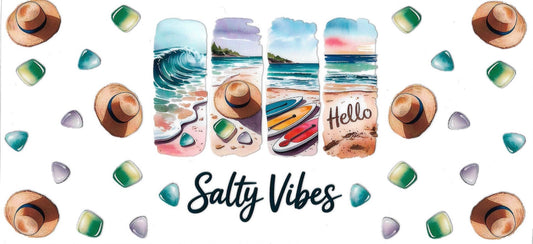 SALTY VIBES DOUBLE SIDED • UV DTF Wrap