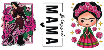 Selena Blessed Mama • (DOUBLE SIDE) • UV DTF Wrap