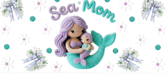 Sea Mom • DOUBLE SIDE UV DTF Wrap